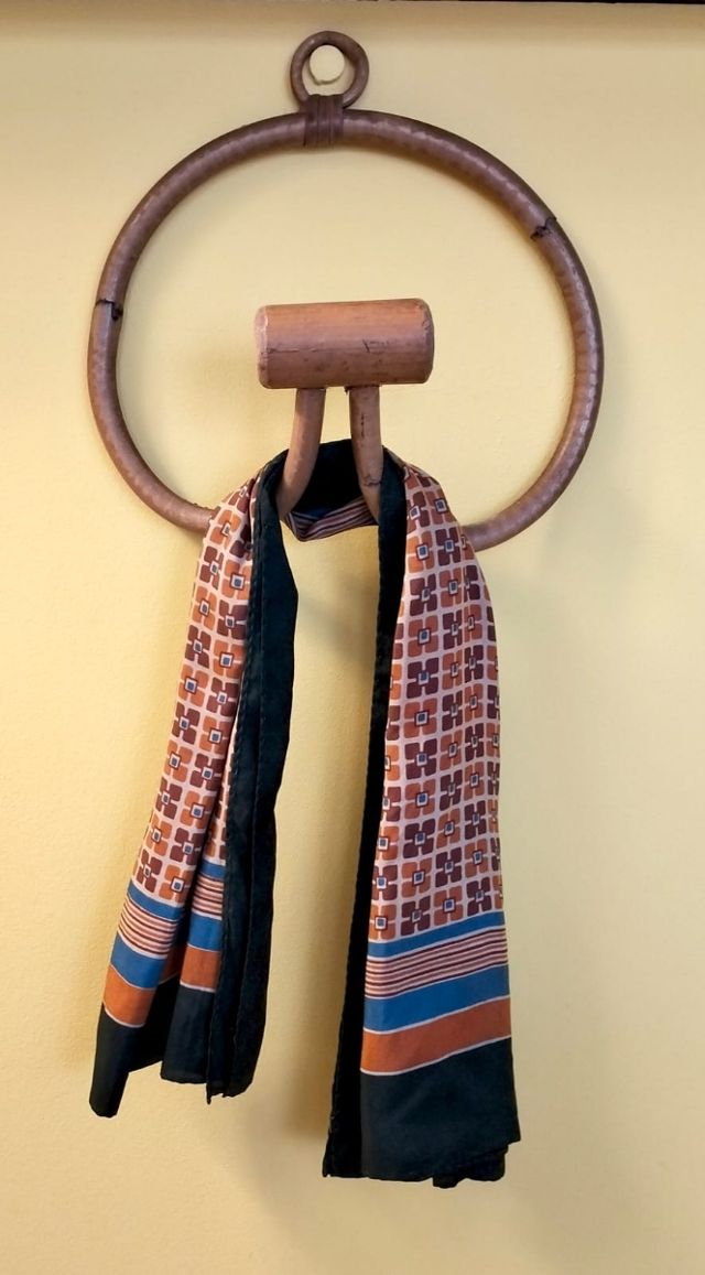 Colgador vintage de caña