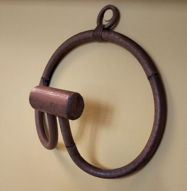 Colgador vintage de caña