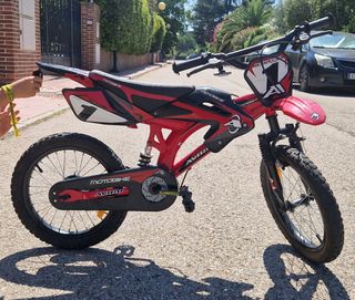 Bicicleta de niño estilo motocross