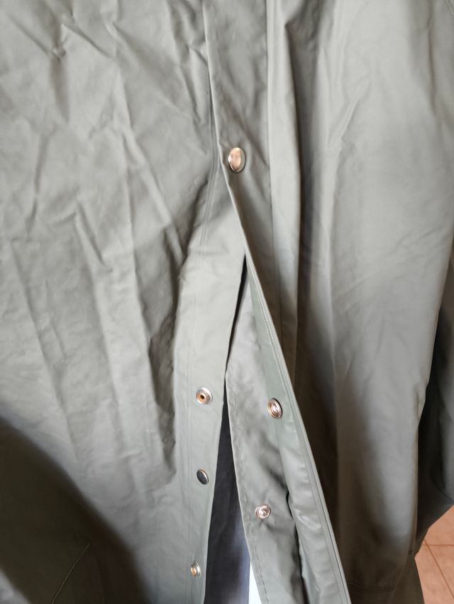 Mantello Impermeabile Verde