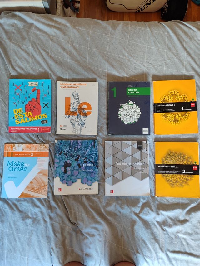 Libros 1° y 2° bachiller