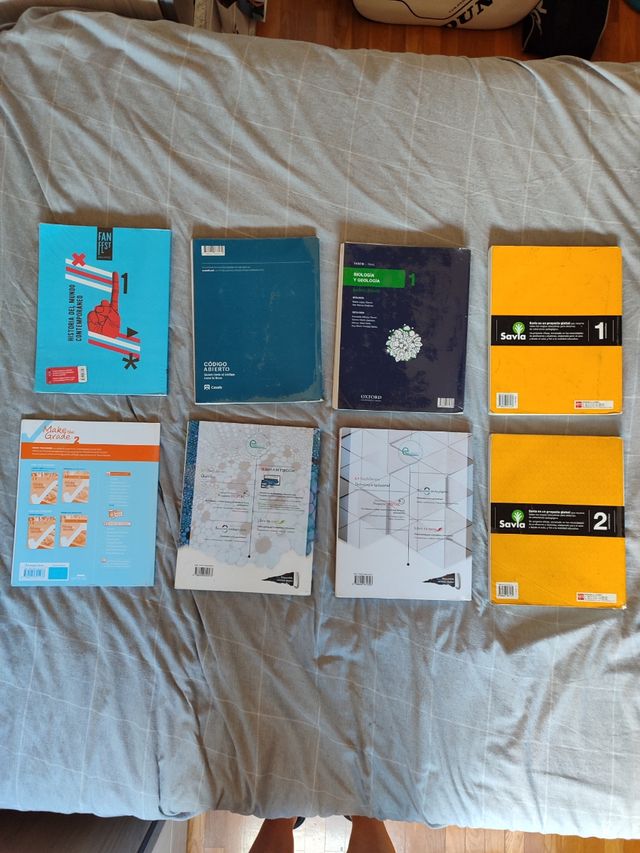 Libros 1° y 2° bachiller