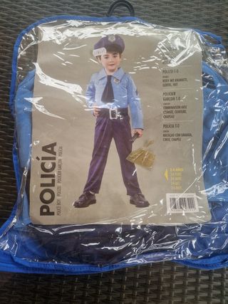 Traje Policía Niño 2-4 años