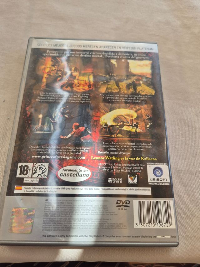 PS2 Prince of Persia El Alma del Guerrero