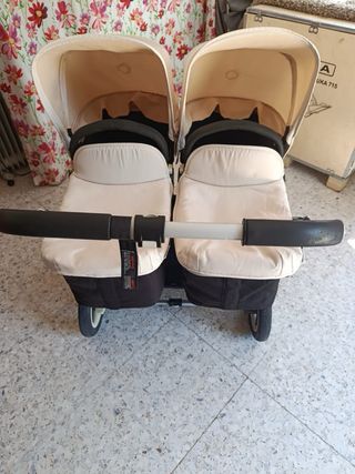 Bugaboo Donkey gemelar beige