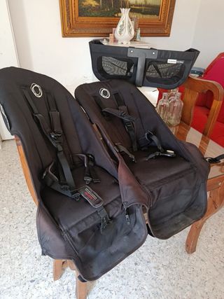 Bugaboo Donkey gemelar beige