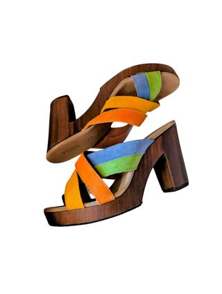 Sandali Tata Multicolor anni '70