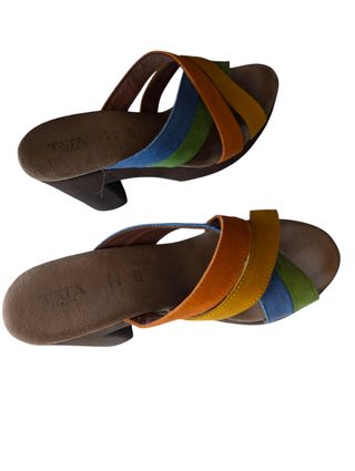 Sandali Tata Multicolor anni '70