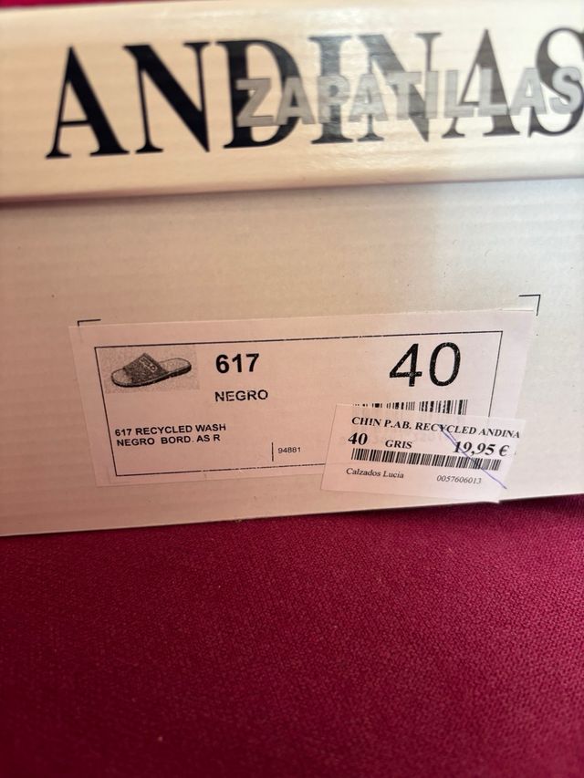 Zapatillas Andinas recicladas - Talla 40