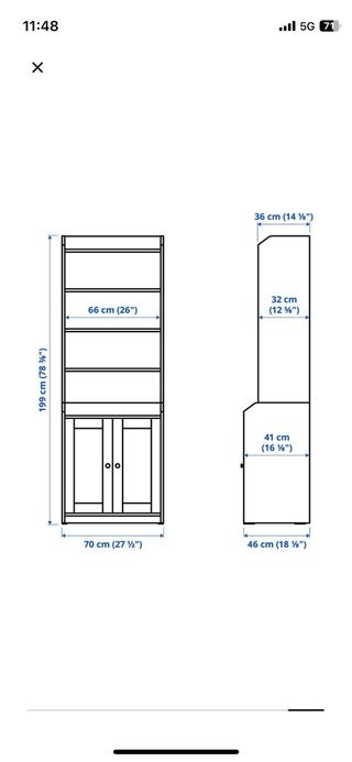 Mueble HAUGA blanco Ikea para restaurar