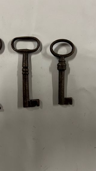 5 Chiavi Antiche in Ferro