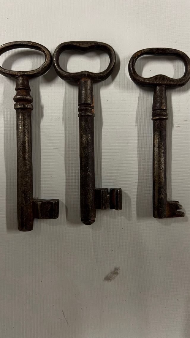 5 Chiavi Antiche in Ferro