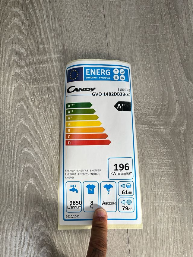 Lavadora Candy 8kg - AAA