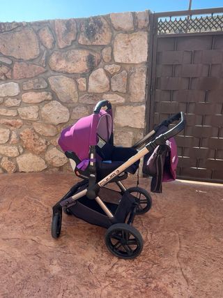 Carro Jane 3 en 1: Cuco/maxi-cosi/silla de paseo