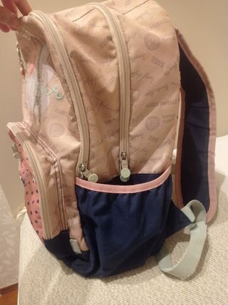 Mochila Ensō niña rosa-azul