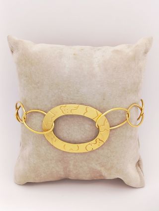 Pulsera Tous Calada en Oro 18k.
