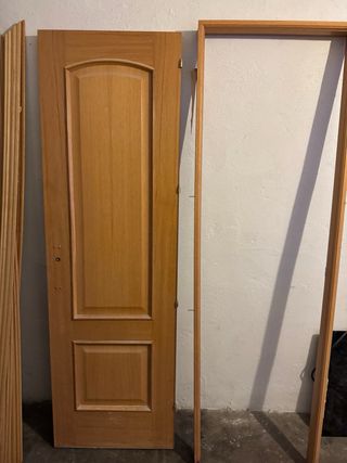 Puerta madera maciza - 210cm x 60cm