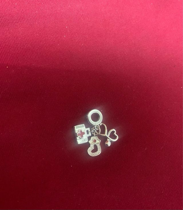 Charm Enfermera Médica Corazón pulsera Pandora