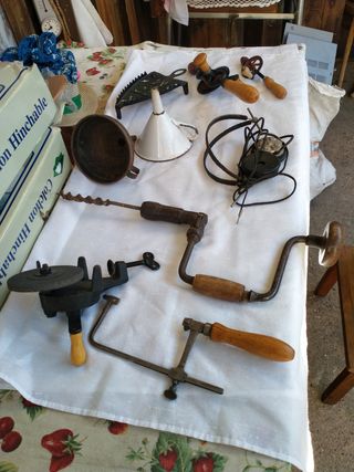 Antiguas herramientas de taller