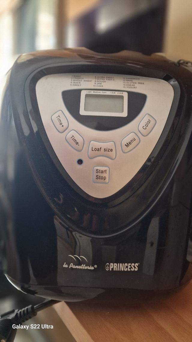 Panificadora Princess 1.5kg-2kg