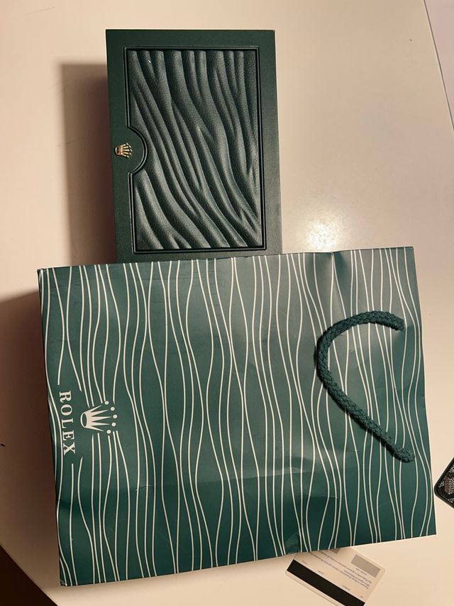 Caja Rolex verde