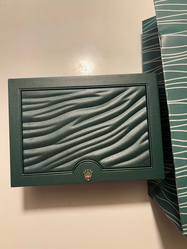 Caja Rolex verde