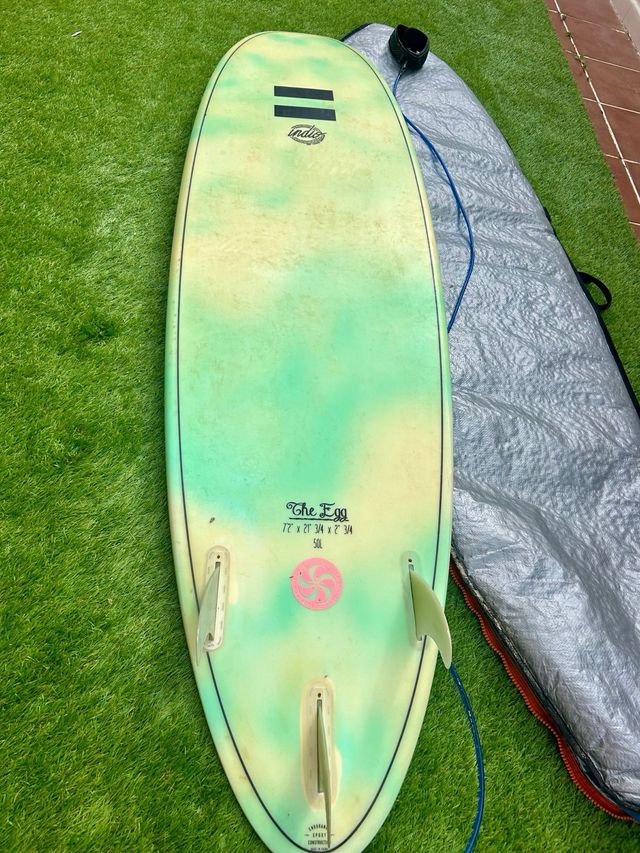 Tabla surf epoxy Indio The Egg 7'2 como nueva