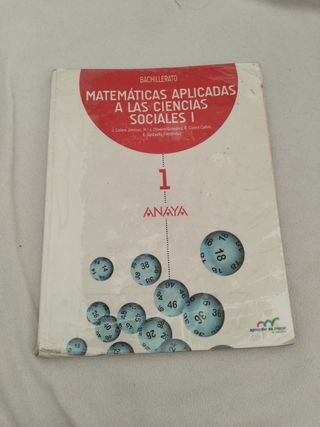 Matemáticas aplicadas a las Ciencias Sociales I.