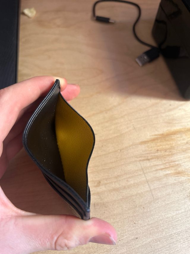 Goyard - Tarjetero Negro y Marrón