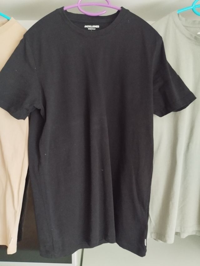 3 Camisetas JACK&JONES M