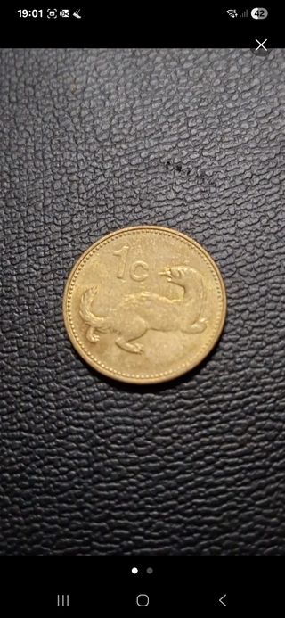 Moneda antigua Malta 1 céntimo