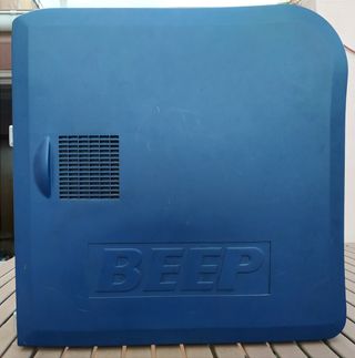 Torre PC BEEP beige y azul marino