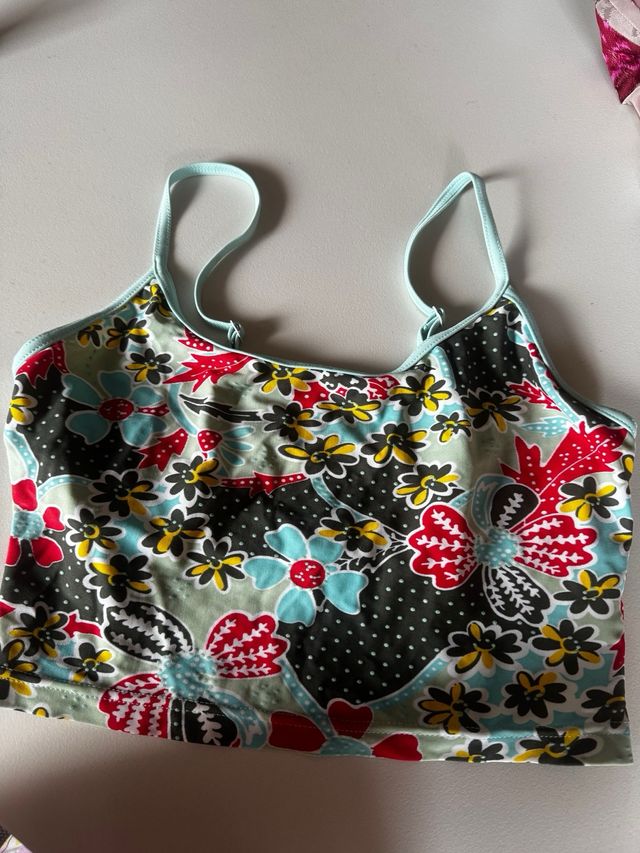 costume top floreale