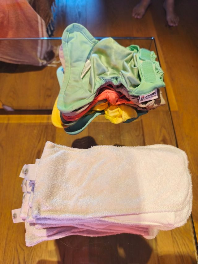 Pañales tela Popin - 6 exteriores + 10 interiores