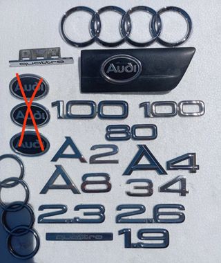 Emblemas Audi 