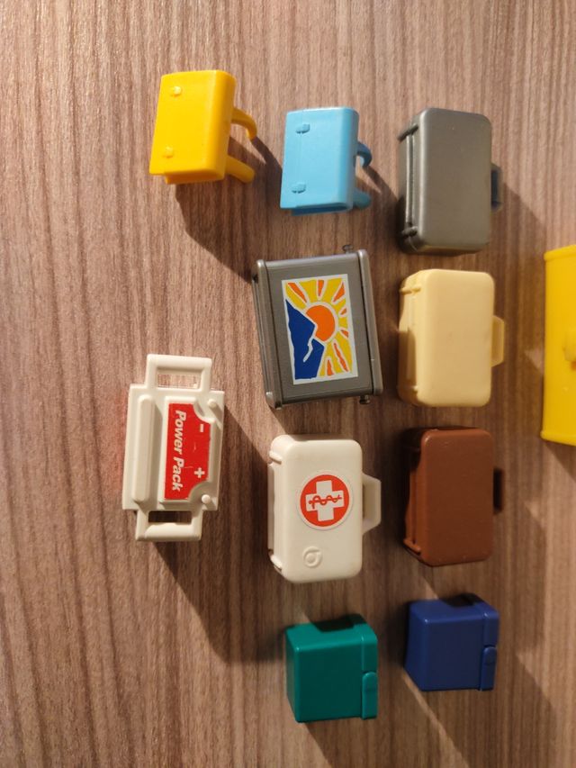 Maletines mochilas cestas nevera batería Playmobil