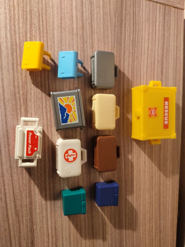 Maletines mochilas cestas nevera batería Playmobil