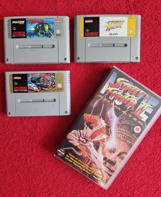 Super Nintendo: 18 juegos + VHS