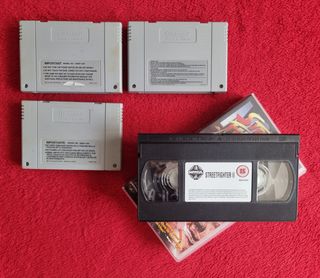 Super Nintendo: 18 juegos + VHS