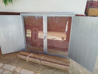 Ventana metálica doble 2 hojas