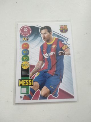 Cromo Messi Adrenalyn 20-21