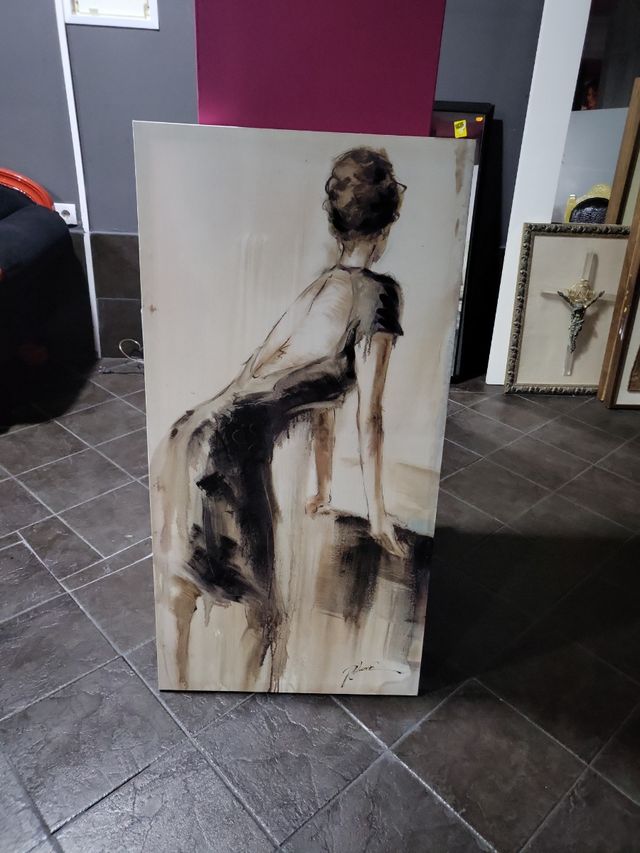 Cuadro mujer elegante