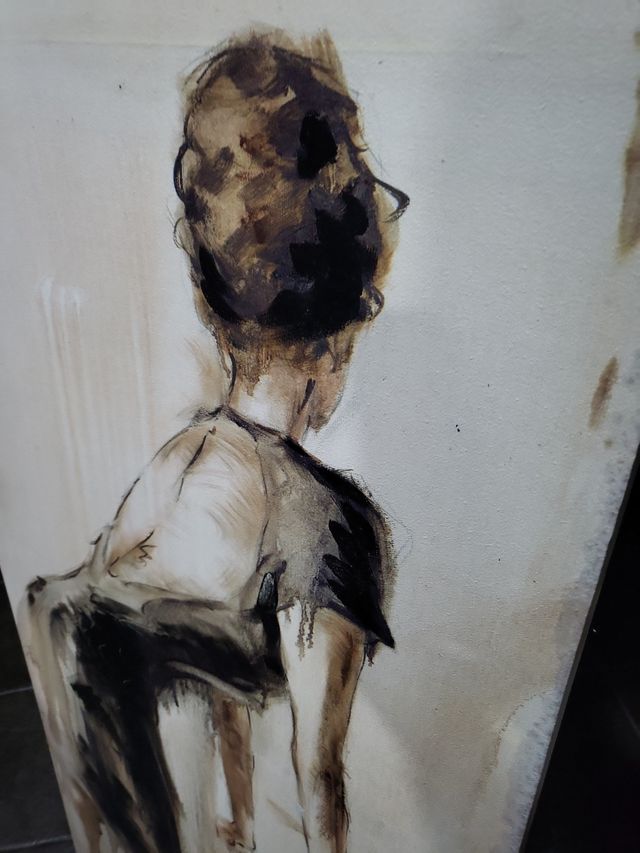 Cuadro mujer elegante