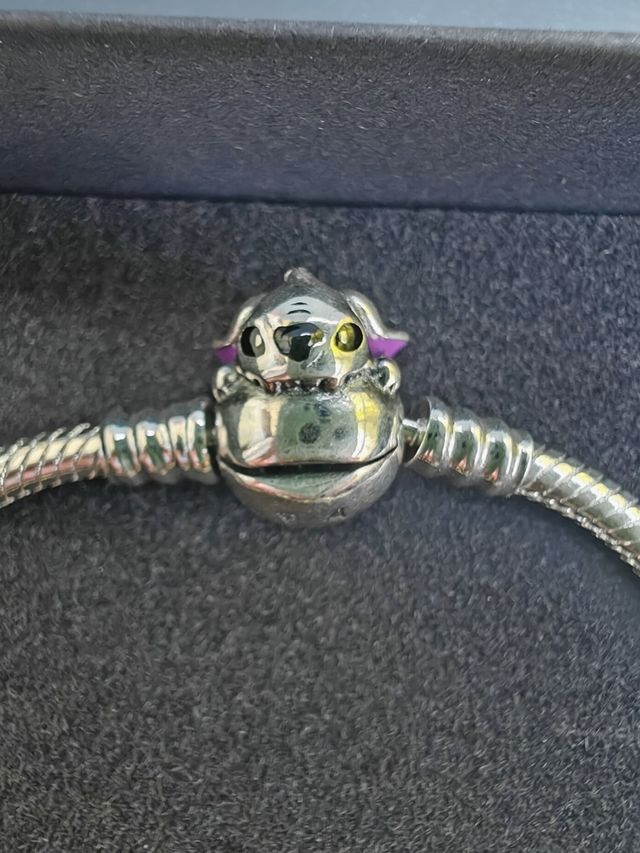 Pulsera Stitch Disney plata