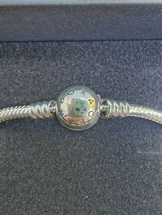 Pulsera Stitch Disney plata