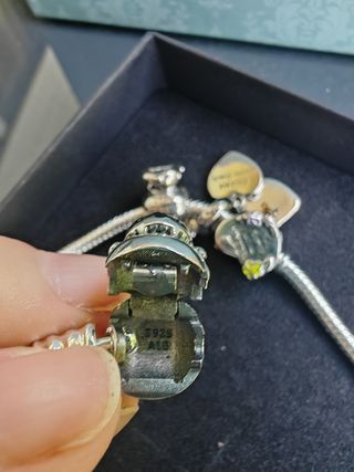 Pulsera Stitch Disney plata