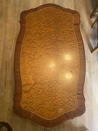 Mesa comedor extensible + 6 sillas y mesa salon