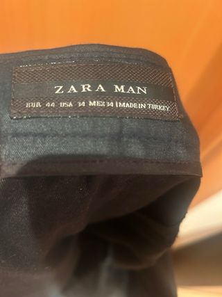 Traje Zara Man Azul Marino - Talla 54