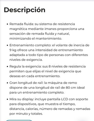 Remo Cecotec Rower - Fitness.