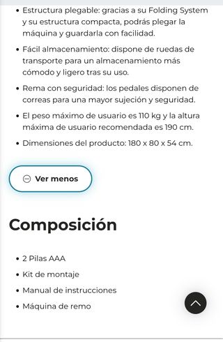 Remo Cecotec Rower - Fitness.